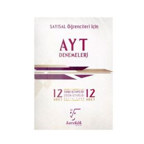 Karekök Yayınları AYT Sayısal 12'li Deneme Sınavı