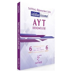 Karekök Yayınları AYT Sayısal Öğrencileri İçin İddialısına 6 Deneme