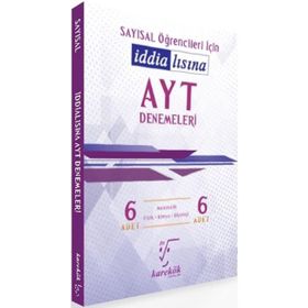 Karekök Yayınları AYT Sayısal Öğrencileri İçin İddialısına 6 Deneme