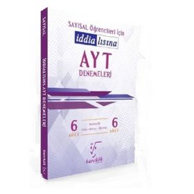 Karekök Yayınları AYT Sayısal Öğrencileri İçin İddialısına 6 Deneme