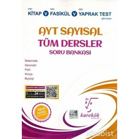 Karekök Yayınları AYT Sayısal Tüm Dersler Soru Bankası