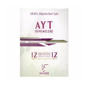 Karekök Yayınları AYT Sözel 12'li Deneme Sınavı