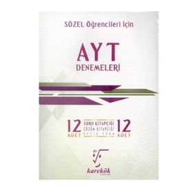 Karekök Yayınları AYT Sözel 12'li Deneme Sınavı