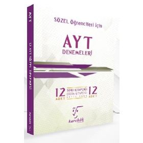 Karekök Yayınları AYT Sözel 12'li Denemeleri