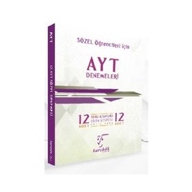 Karekök Yayınları AYT Sözel 12'li Denemeleri