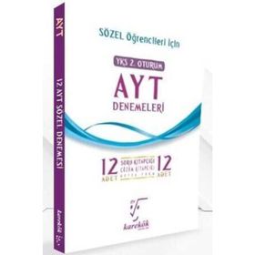 Karekök Yayınları AYT Sözel 12'li Denemeleri
