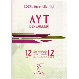 Karekök Yayınları AYT Sözel Öğrencileri İçin 12 Deneme