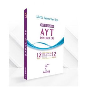 Karekök Yayınları AYT Sözel Öğrencileri İçin 12 Deneme
