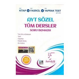 Karekök Yayınları AYT Sözel Tüm Dersler Soru Bankası