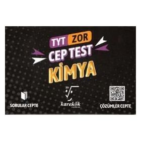 Karekök Yayınları Cep Test TYT Kimya Zor Soru Bankası