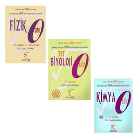 Karekök Yayınları Fizik Sıfır Kimya Sıfır Biyoloji Sıfır 3'lü Set