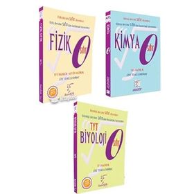 Karekök Yayınları Fizik Sıfır Kimya Sıfır Biyoloji Sıfır 3'lü Set