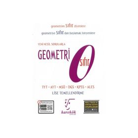 Karekök Yayınları Geometri Sıfır Hazırlık Testleri