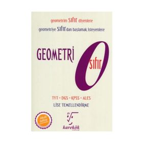 Karekök Yayınları Geometri Sıfır Kitabı