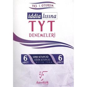 Karekök Yayınları İddalısına Tyt Denemeleri 6lı