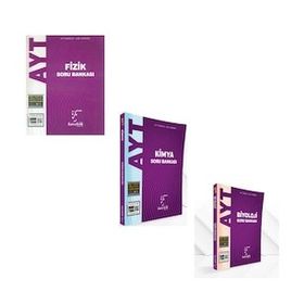Karekök Yayınları Karekök Ayt Fizik Kimya Biyoloji Soru Bankası 3 Kitap Set