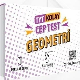 Karekök Yayınları Kitap TYT Kolay Geometri Cep Testi