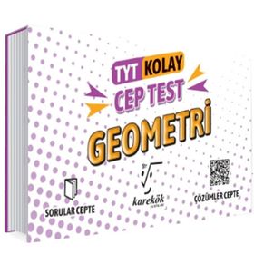 Karekök Yayınları Kitap TYT Kolay Geometri Cep Testi