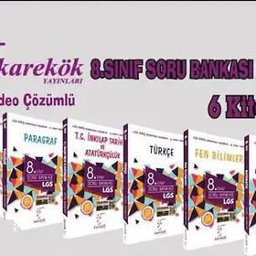 Karekök Yayınları LGS 8. Sınıf Soru Bankası Seti 6 Kitap