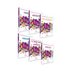 Karekök Yayınları LGS 8. Sınıf Soru Bankası Seti 6 Kitap