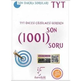 Karekök Yayınları TYT 1001 Son Soru