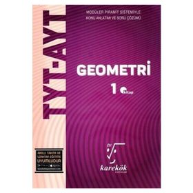 Karekök Yayınları TYT AYT Geometri 1 Soru Bankası