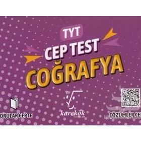 Karekök Yayınları TYT Coğrafya Cep Test