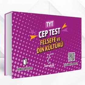 Karekök Yayınları Tyt Felsefe Ve Din Kültürü Ve Ahlak Bilgisi Cep Test