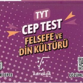 Karekök Yayınları Tyt Felsefe Ve Din Kültürü Ve Ahlak Bilgisi Cep Test