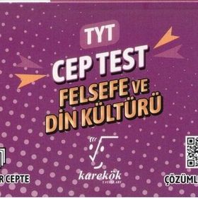 Karekök Yayınları Tyt Felsefe Ve Din Kültürü Ve Ahlak Bilgisi Cep Test