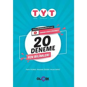 Karekök Yayınları TYT Fen Bilimleri 20'li Denemeleri