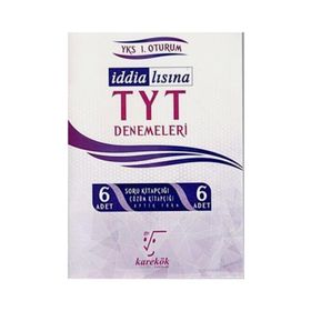 Karekök Yayınları Tyt İddaalısına 6 Deneme