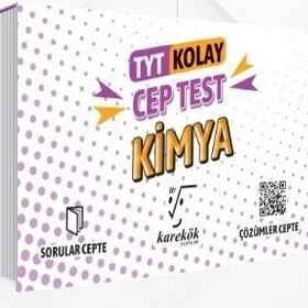 Karekök Yayınları TYT Kimya Kolay Cep Test