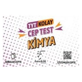 Karekök Yayınları TYT Kimya Kolay Cep Test