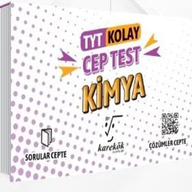 Karekök Yayınları TYT Kimya Kolay Cep Test