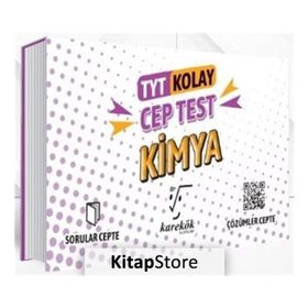 Karekök Yayınları TYT Kimya Kolay Cep Test