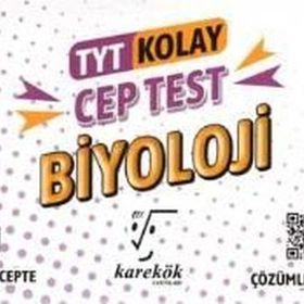 Karekök Yayınları TYT Kolay Biyoloji Cep Test