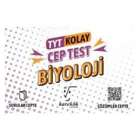 Karekök Yayınları TYT Kolay Biyoloji Cep Test