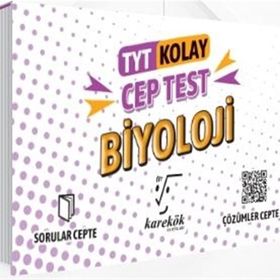 Karekök Yayınları TYT Kolay Biyoloji Cep Test