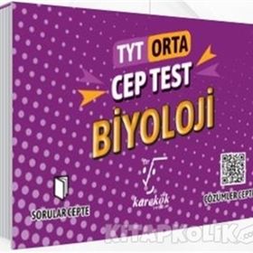Karekök Yayınları TYT Orta Biyoloji Cep Test
