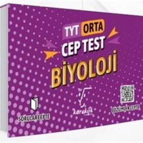 Karekök Yayınları TYT Orta Biyoloji Cep Test