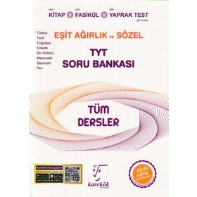 Karekök Yayınları TYT Tüm Dersler Eşit Ağırlık ve Sözel Soru Bankası