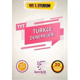 Karekök Yayınları TYT Türkçe 20'li Denemeleri