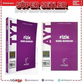 Karekök Yayınları - TYT ve AYT Fizik Soru Bankası Seti 2 Kitap