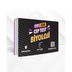 Karekök Yayınları TYT Zor Biyoloji Cep Test
