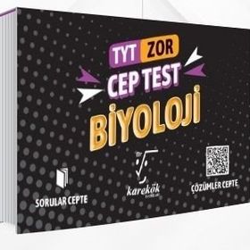 Karekök Yayınları TYT Zor Biyoloji Cep Test