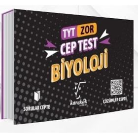 Karekök Yayınları TYT Zor Biyoloji Cep Test