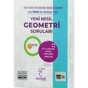 Karekök Yayınları Yeni Nesil Geometri Soruları