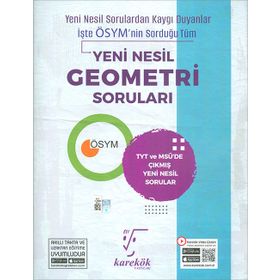 Karekök Yayınları Yeni Nesil Geometri Soruları