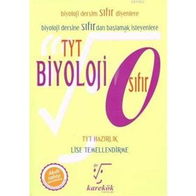 Karekök Yayınları Yeni TYT Biyoloji Sıfır